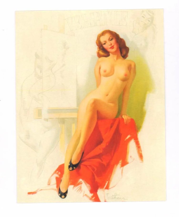 Artist Gil Elvgren Pin Ap