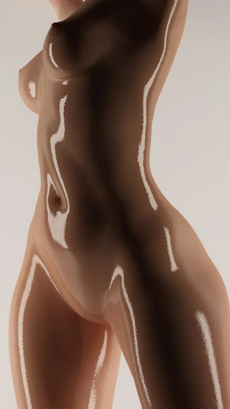 Girl in chocolate