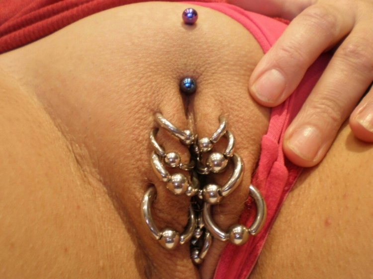 Intimate piercing in girls