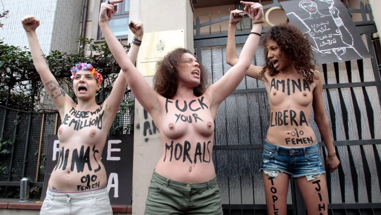 Ukrainian activists Femen