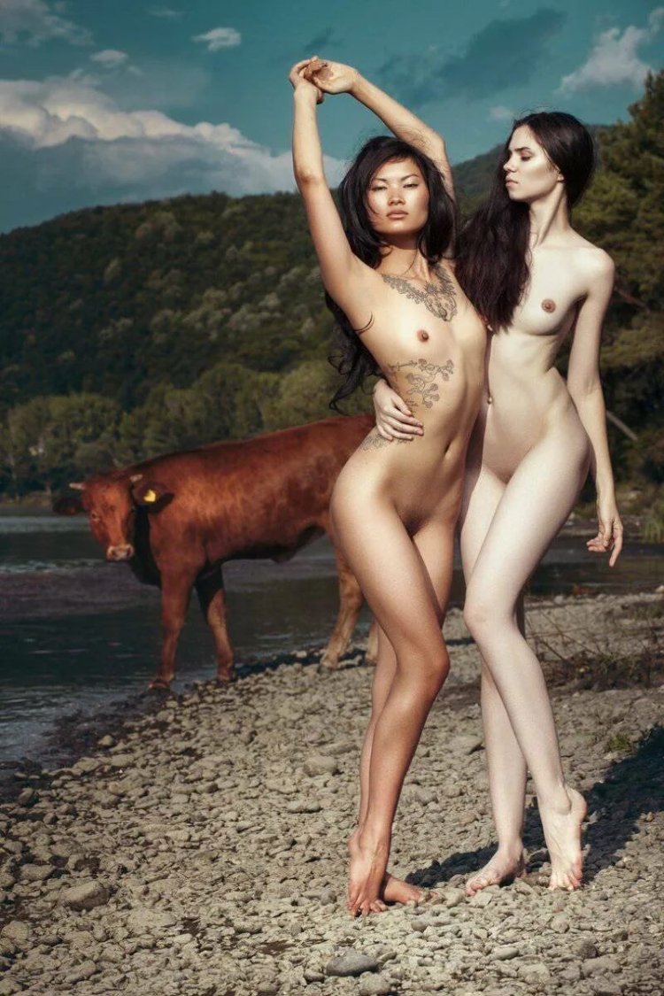 Beautiful naked Mongolians