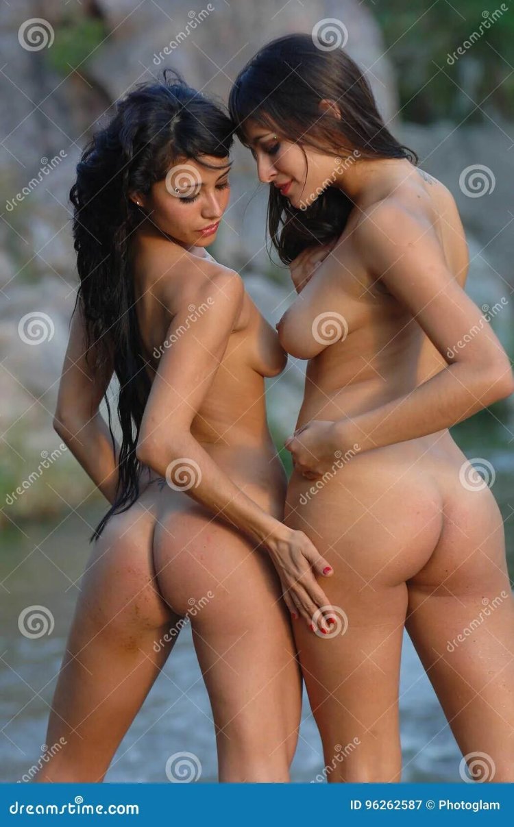 Beautiful Indian women behind naked