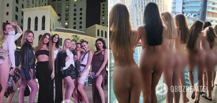 Naked girls in Dubai