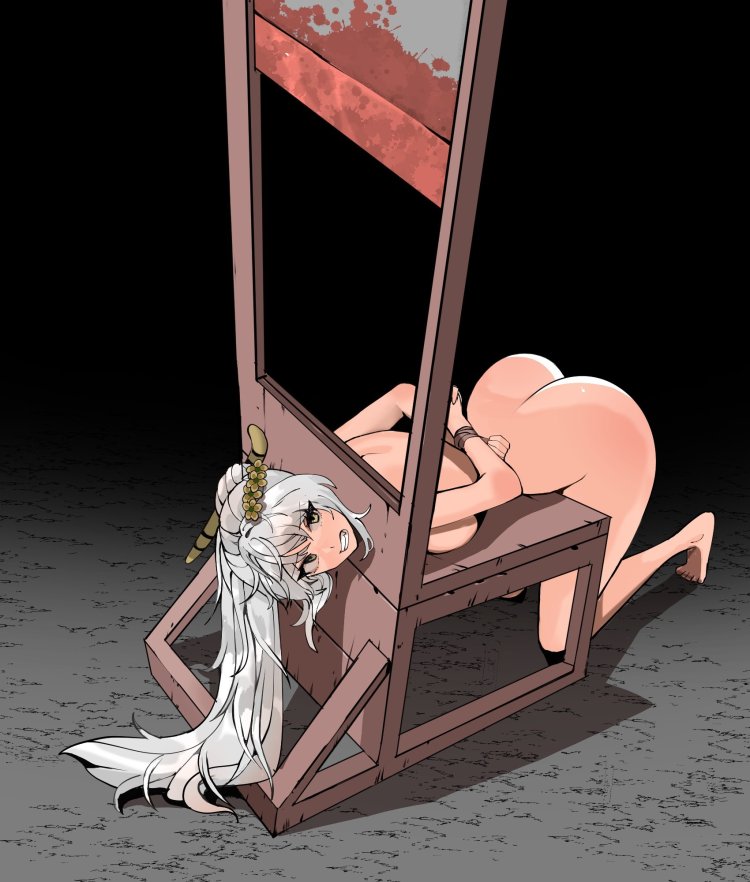 Execution of Guillotine decapitation