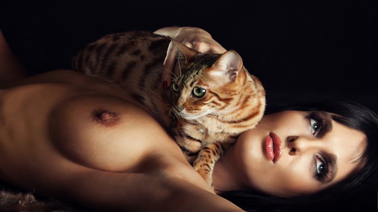 Girl cat erotica