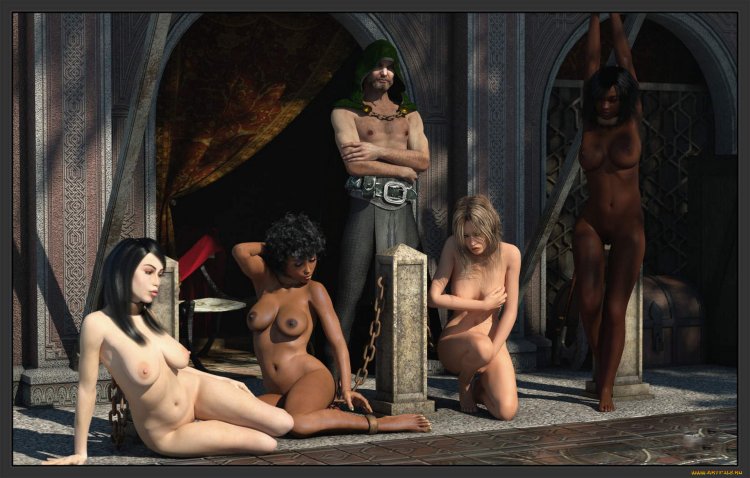 Naked slaves of the Middle Ages