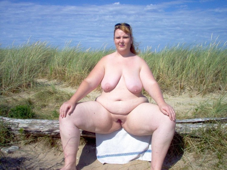 Naked fat woman