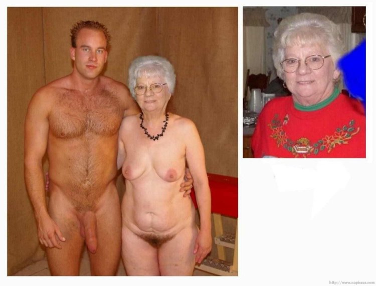 Naked elderly married couples