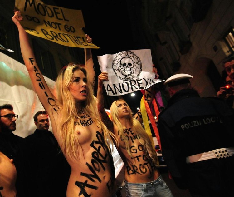 Naked protests