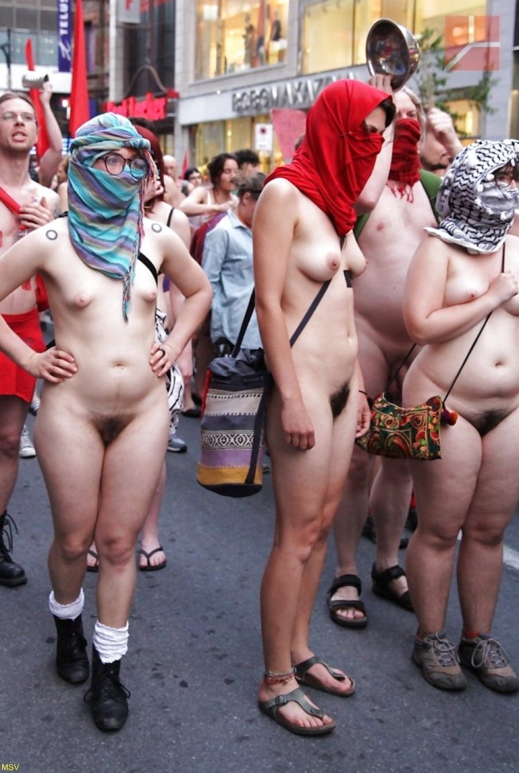 The parade of naked women