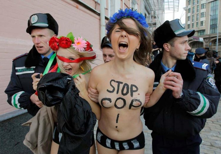 Femen activists Ukraine