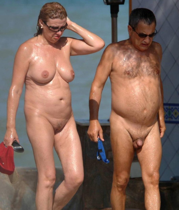 Elderly nudists