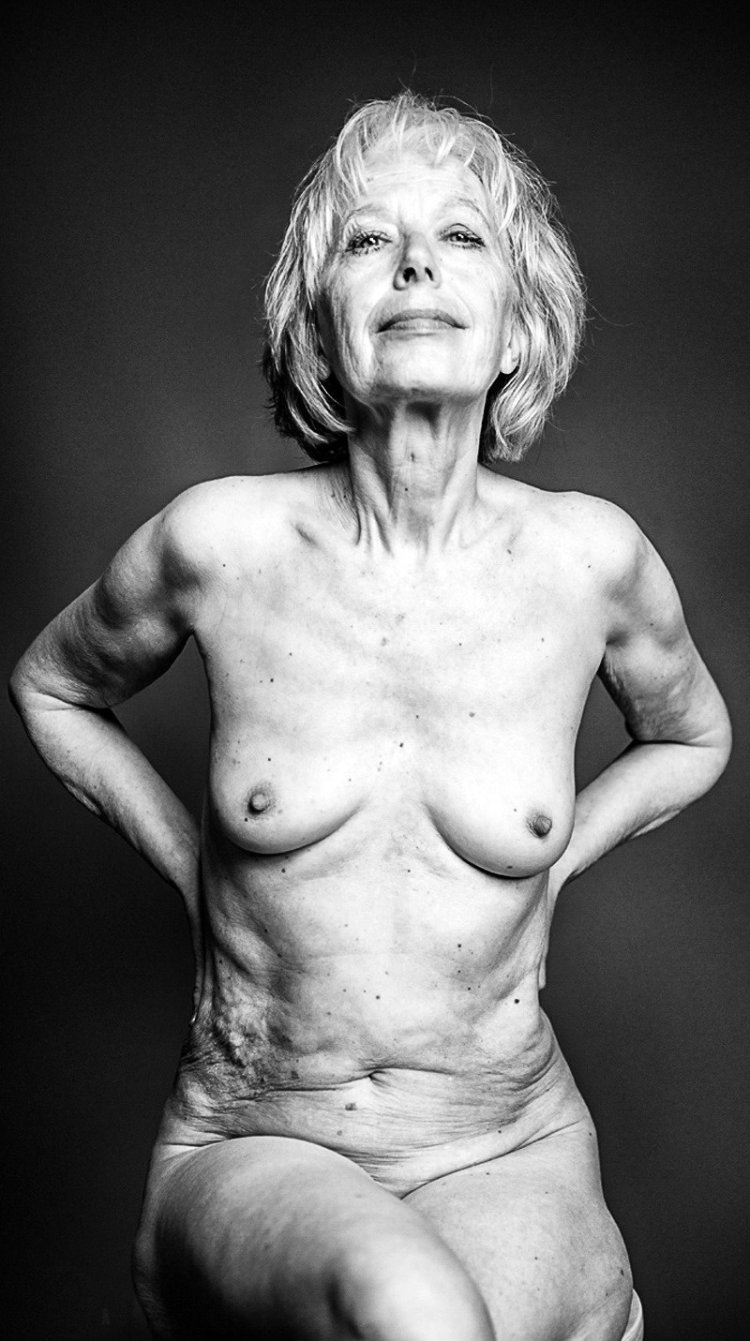 Beautiful naked old women