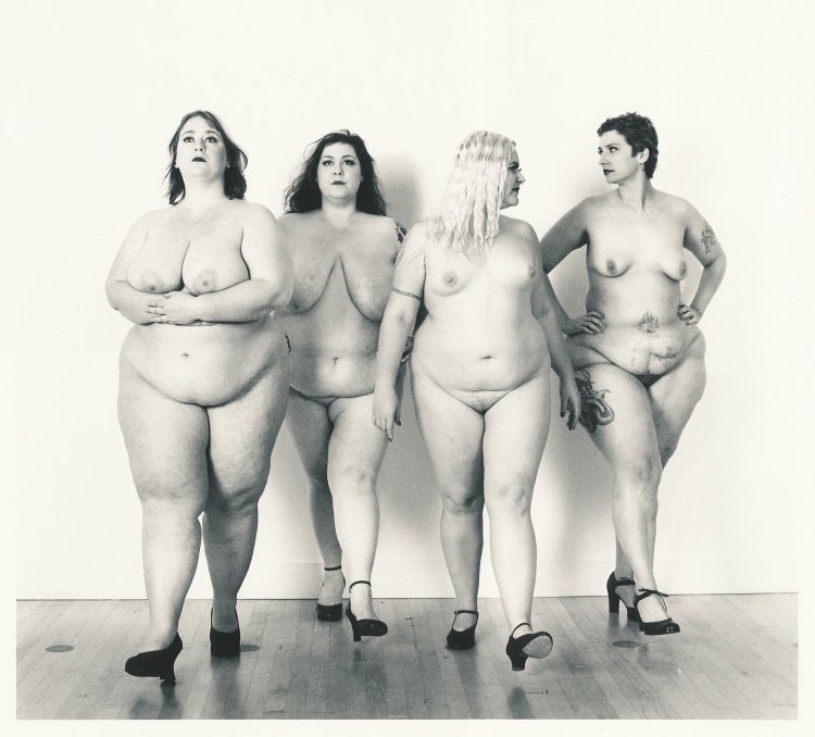 A lot of naked fat women