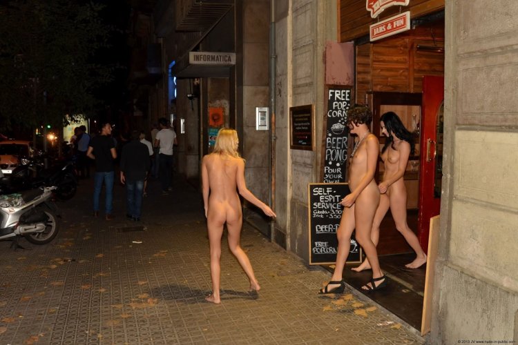 Naked women in a brothel