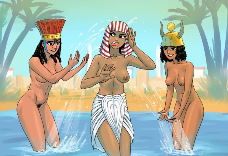 Nude Egyptian Queen Cleopatra