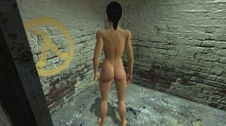 Naked Alex from Half Life