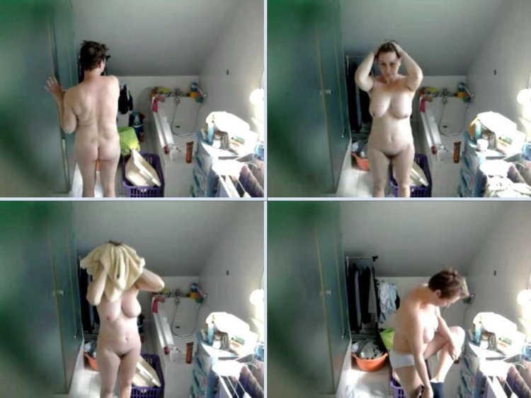 Naked woman hidden camera