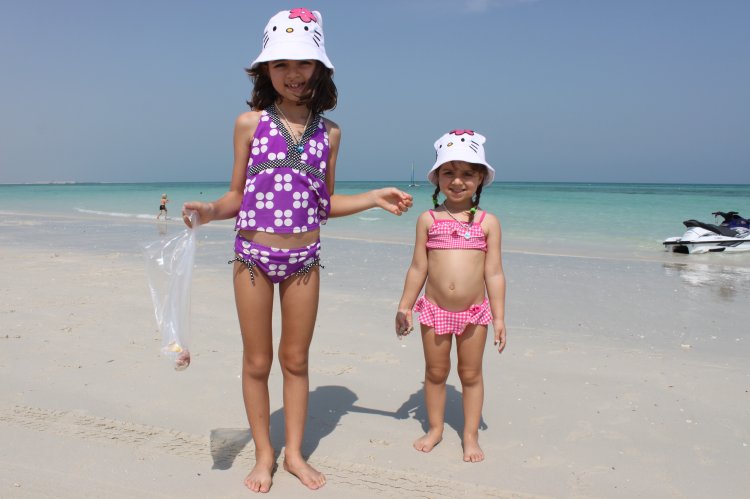 Children on the beach