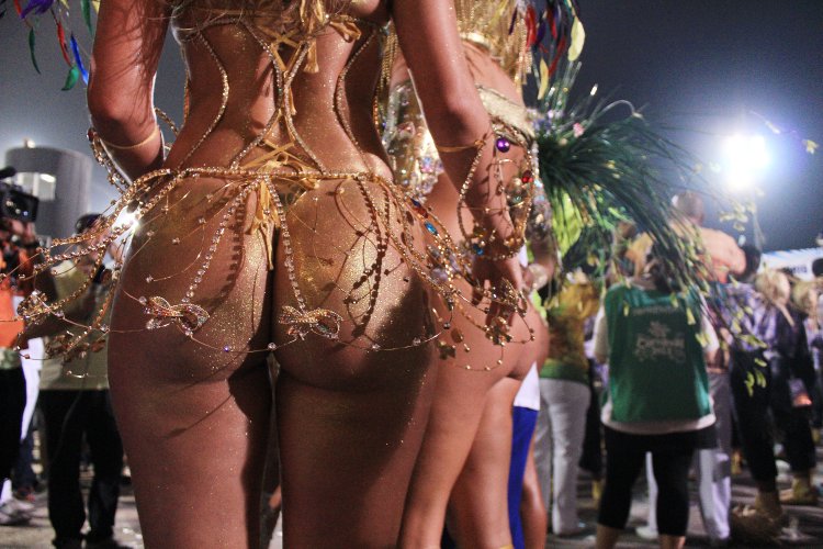 Brazilian carnival butt