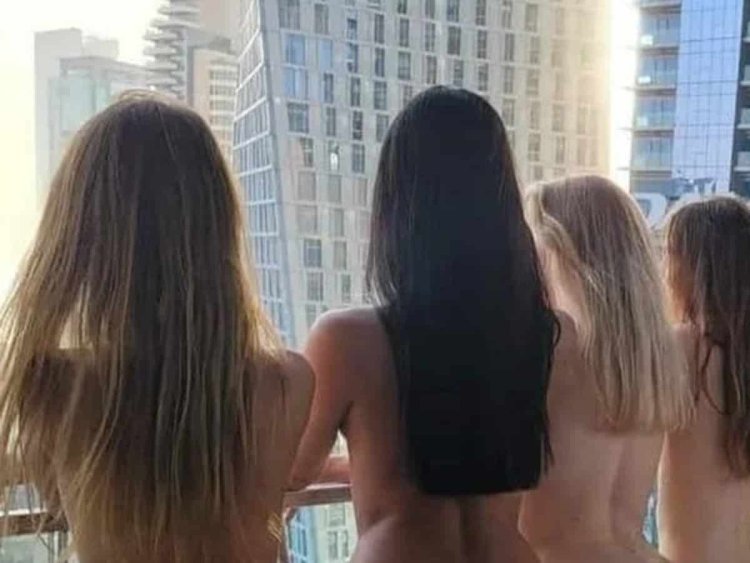 Arrested girls in Dubai