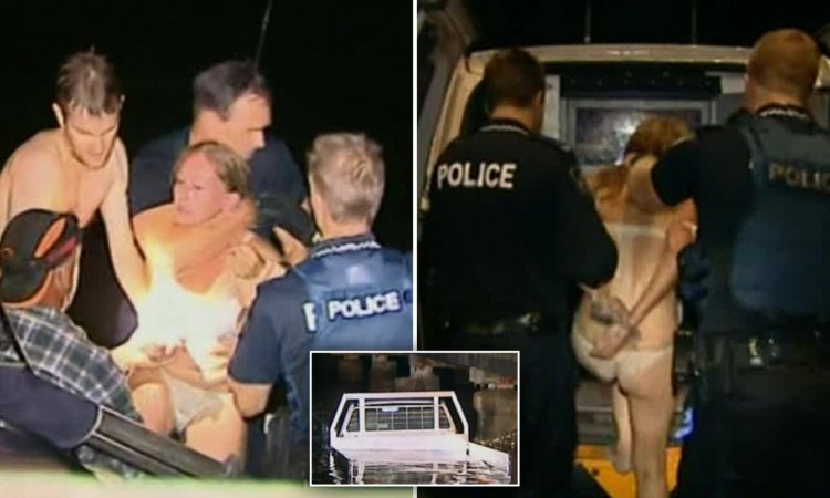 Police arrest all naked girl