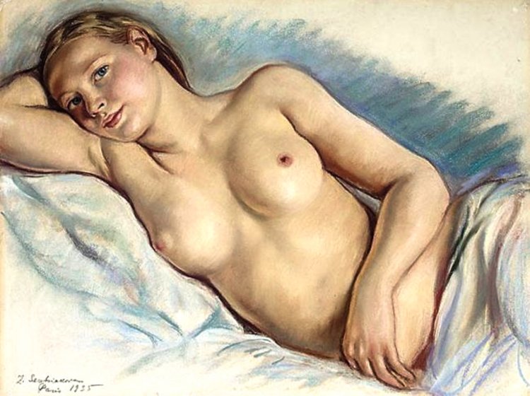 Zinaida Serebryakova Sleeping Girl