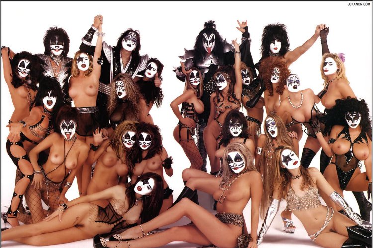 Group Kiss Playboy