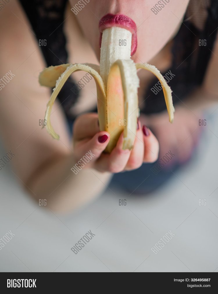 Eats a banana