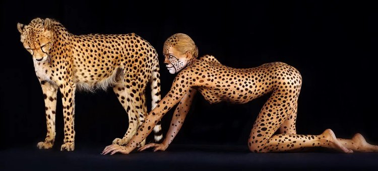 Girl cheetah