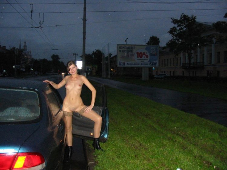 Naked on the street Private