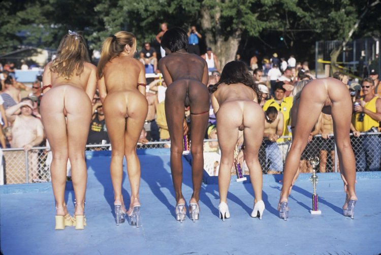 Competition of naked women