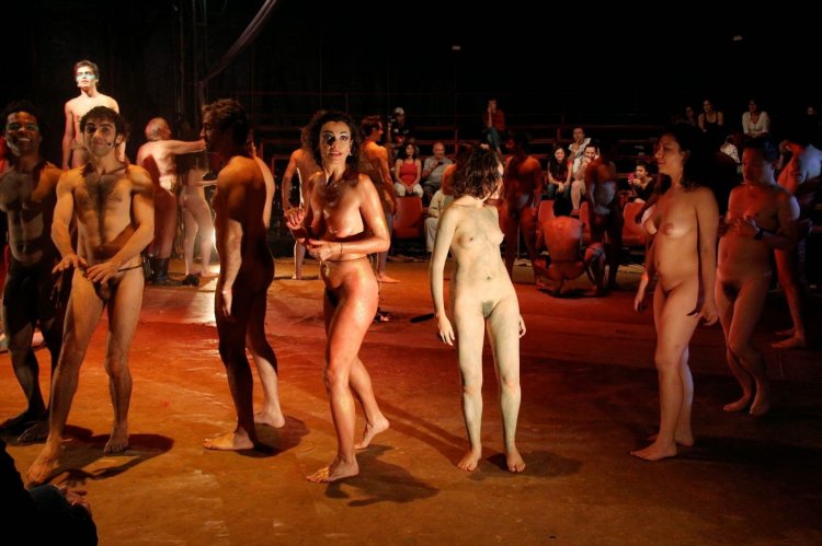 Naked theatrical productions