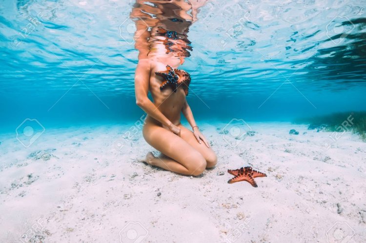 Girl with sea star