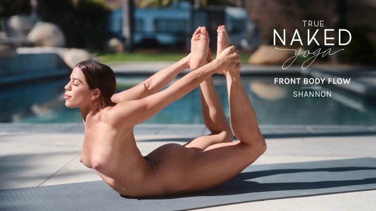 Naked yoga