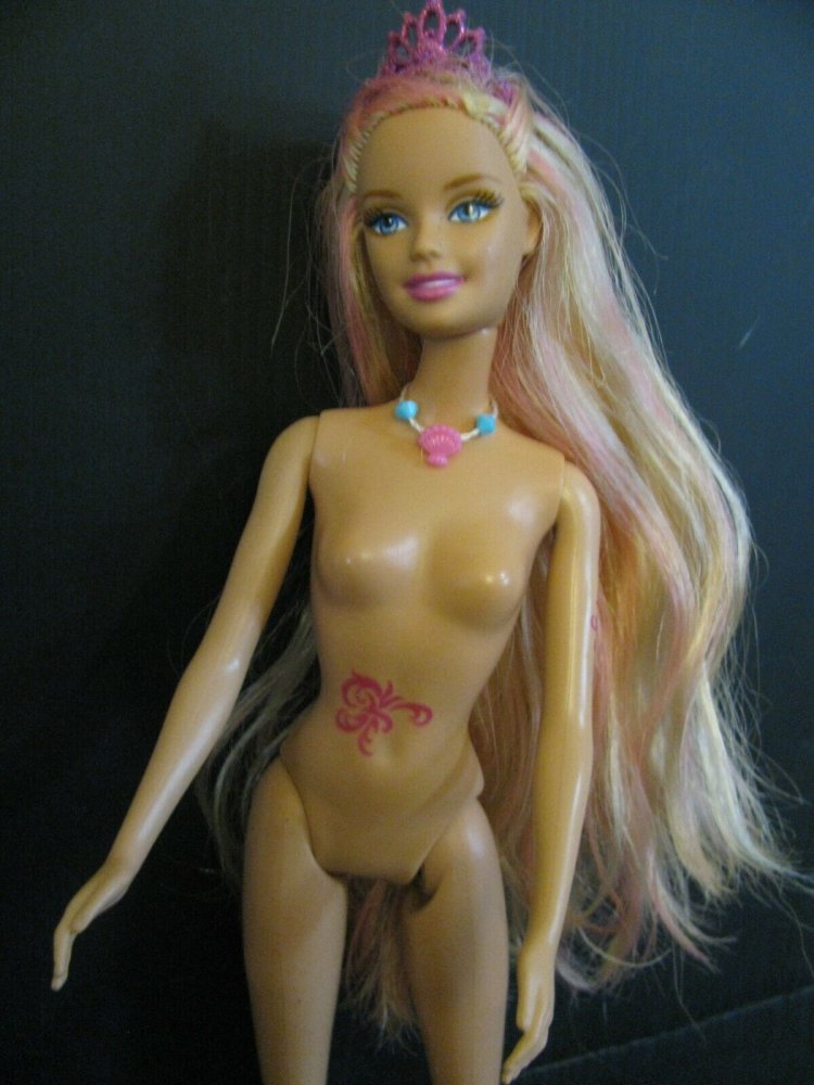 Naked Barbie dolls