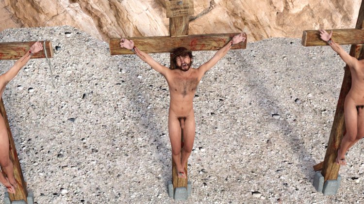 The crucifixion of Jesus Christ