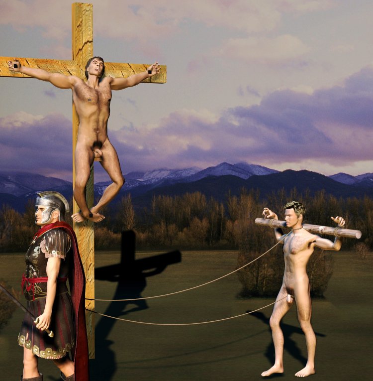 The crucifixion of Jesus Christ