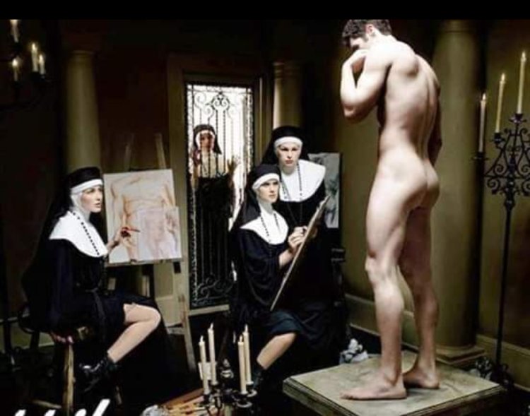 Naked nun