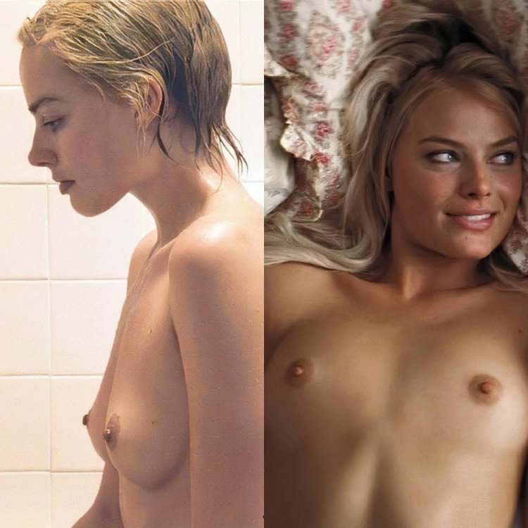 Naked actress Margot Robbie