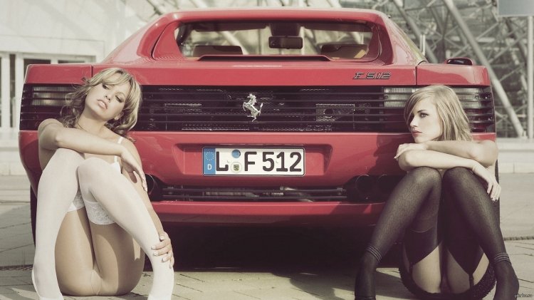 Sexy girls and cars