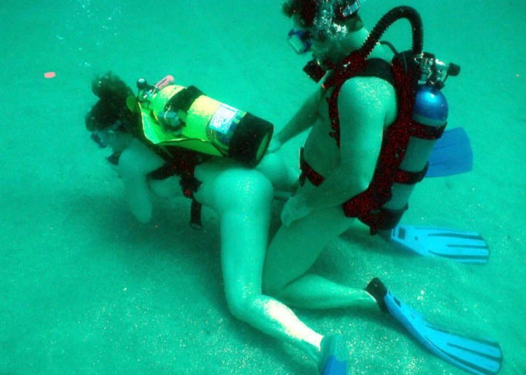 Sex with scuba gear