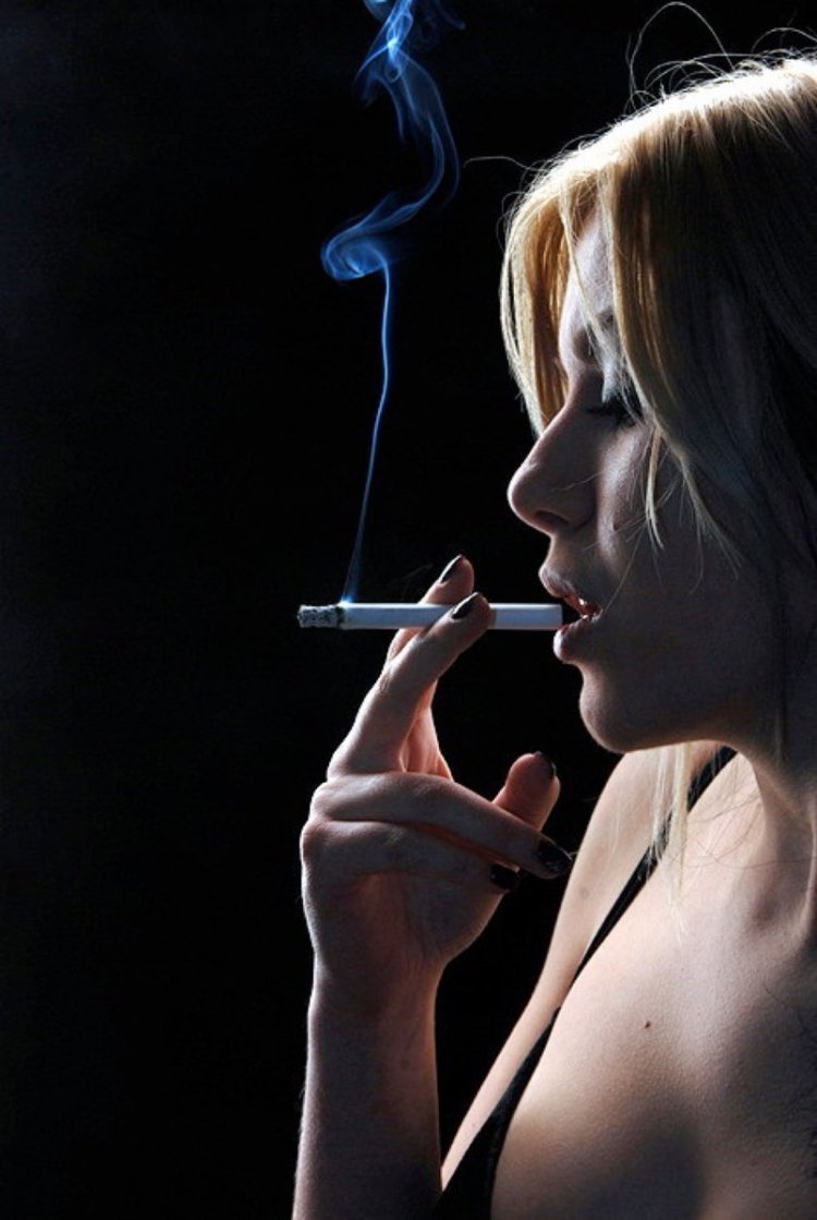 Girl with a cigarette