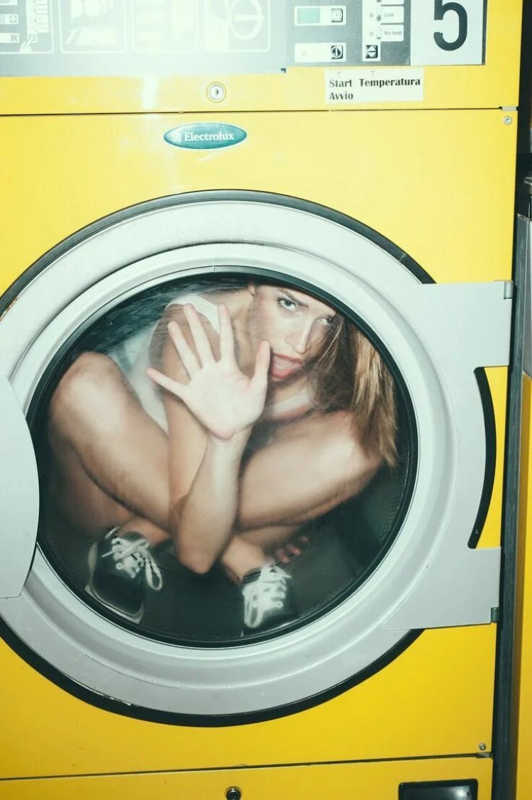 Stuck in a washing machine