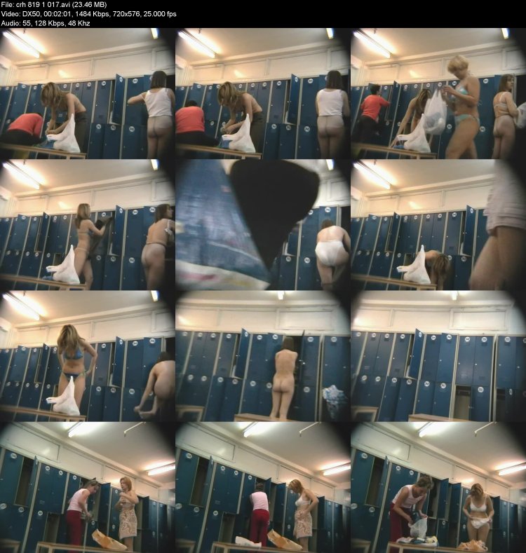 Hidden camera in the locker room