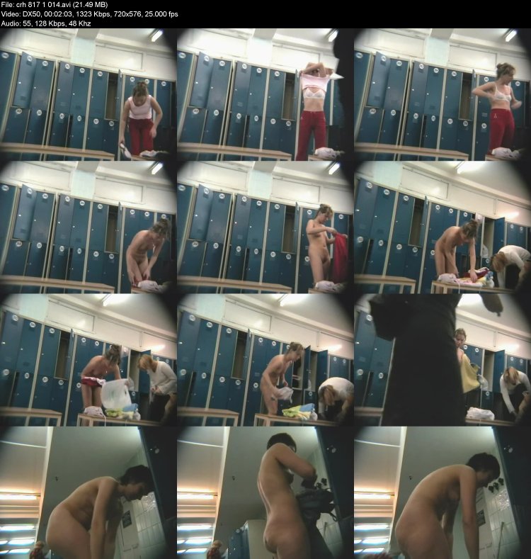 Hidden camera in the locker room